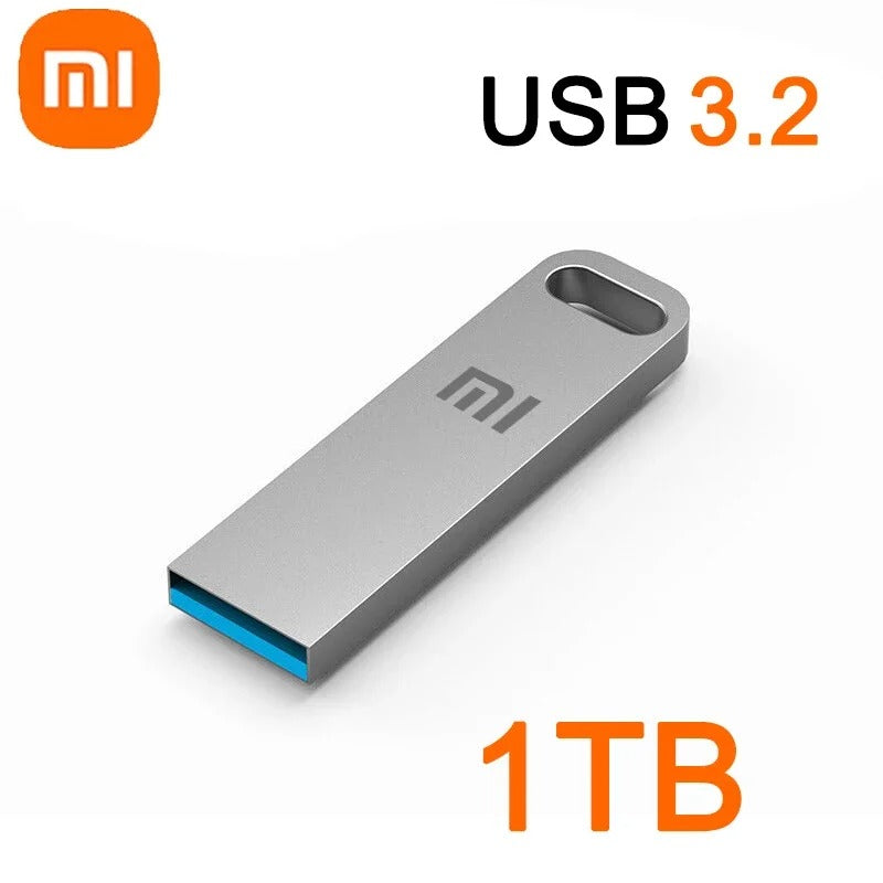 Xiaomi 2 to USB 3.2 clé USB haute vitesse métal U disque TypeC clé mémoire stockage étanche PC téléphone transfert de données Portable nouveau