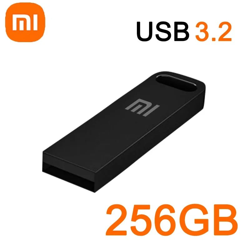 Xiaomi 2 to USB 3.2 clé USB haute vitesse métal U disque TypeC clé mémoire stockage étanche PC téléphone transfert de données Portable nouveau
