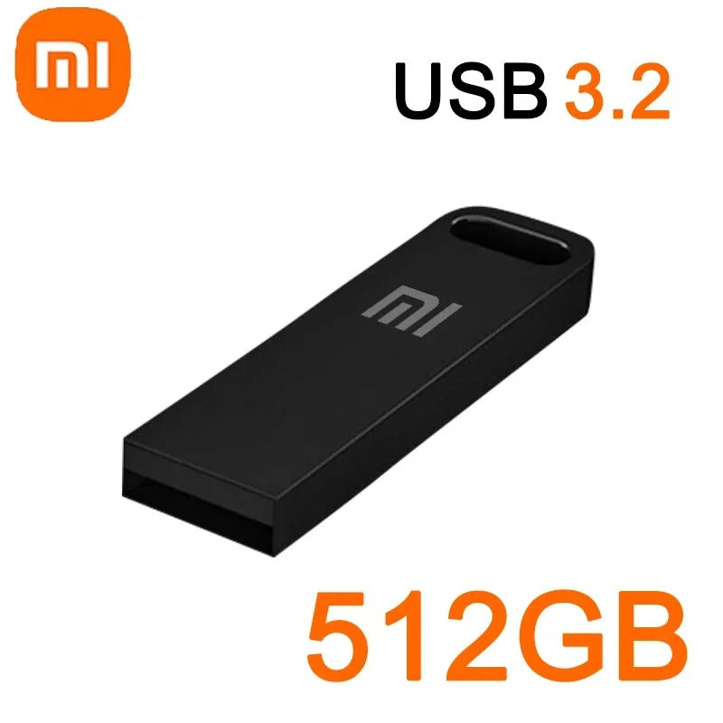 Xiaomi 2 to USB 3.2 clé USB haute vitesse métal U disque TypeC clé mémoire stockage étanche PC téléphone transfert de données Portable nouveau
