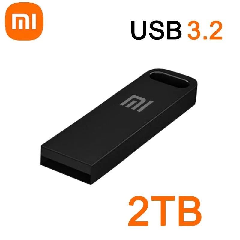 Xiaomi 2 to USB 3.2 clé USB haute vitesse métal U disque TypeC clé mémoire stockage étanche PC téléphone transfert de données Portable nouveau