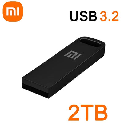 Xiaomi 2 to USB 3.2 clé USB haute vitesse métal U disque TypeC clé mémoire stockage étanche PC téléphone transfert de données Portable nouveau