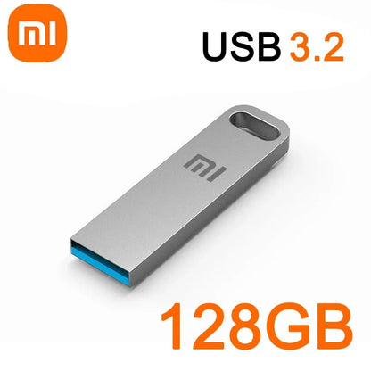 Xiaomi 2 to USB 3.2 clé USB haute vitesse métal U disque TypeC clé mémoire stockage étanche PC téléphone transfert de données Portable nouveau