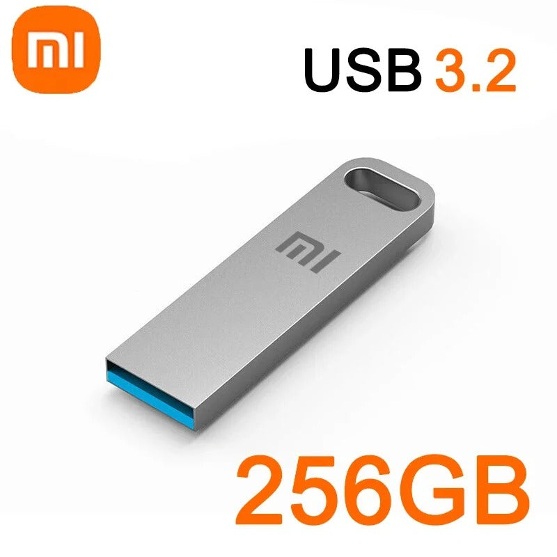 Xiaomi 2 to USB 3.2 clé USB haute vitesse métal U disque TypeC clé mémoire stockage étanche PC téléphone transfert de données Portable nouveau